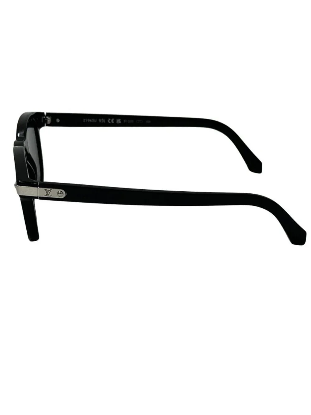 Louis Vuitton Sunglasses LV Signature Square Round Noir Blue Cool Eyewear